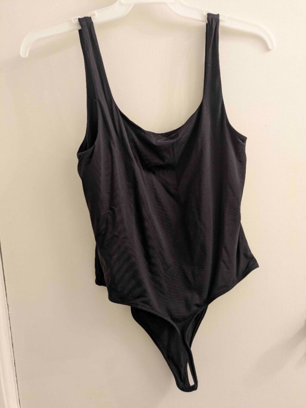 Babaton Contour Black Square-neck Tank Bodysuit XL - Picture 3 of 3